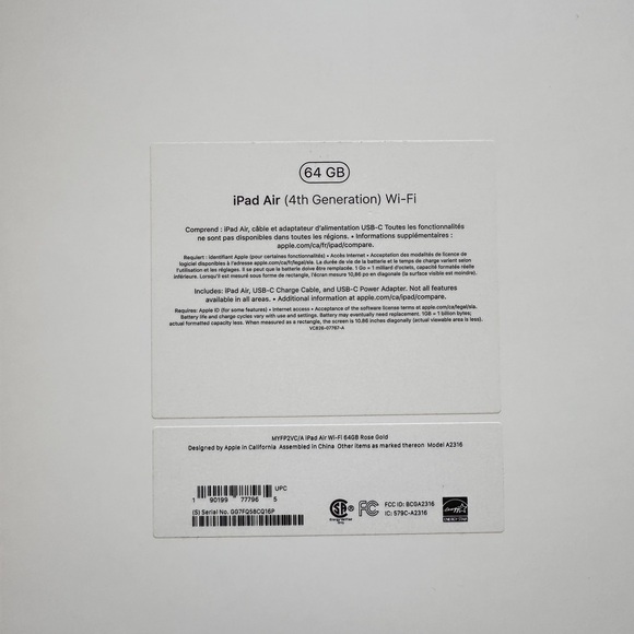 iPad Air 4th Generation 10.9” (64GB) + Apple Pencil (2nd) + Beats Studio 3 - Picture 3 of 4